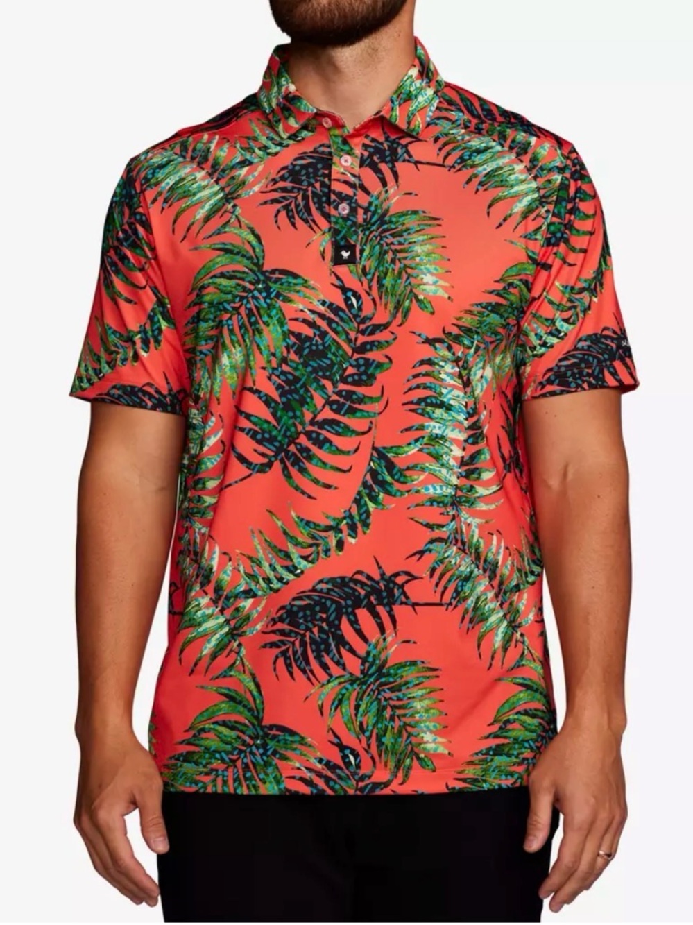 ⚡️Flash Sale⚡️ Bad Birdie Tulum Men's Short Sleeve Golf Polo Shirt